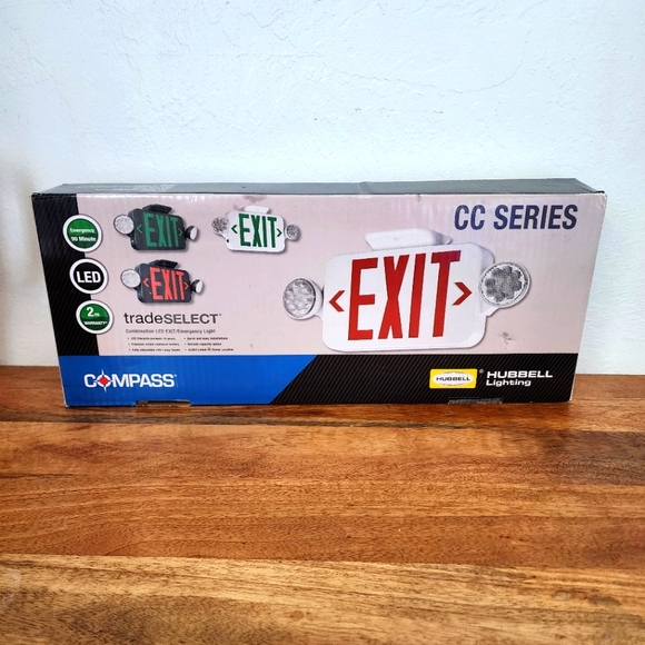 HUBBELL LED Exit Sign CC series New - Picture 1 of 3